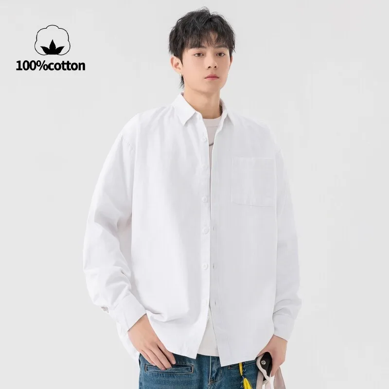 100% Cotton Men's Solid Long Sleeve Shirt, Breathable & Loose Fit, Sweat-wicking 2025 Casual Outerwear M-4XL
100% Cotton Men's Solid Long Sleeve Shirt, Breathable & Loose Fit, Sweat-wicking 2025 Casual Outerwear M-4XL