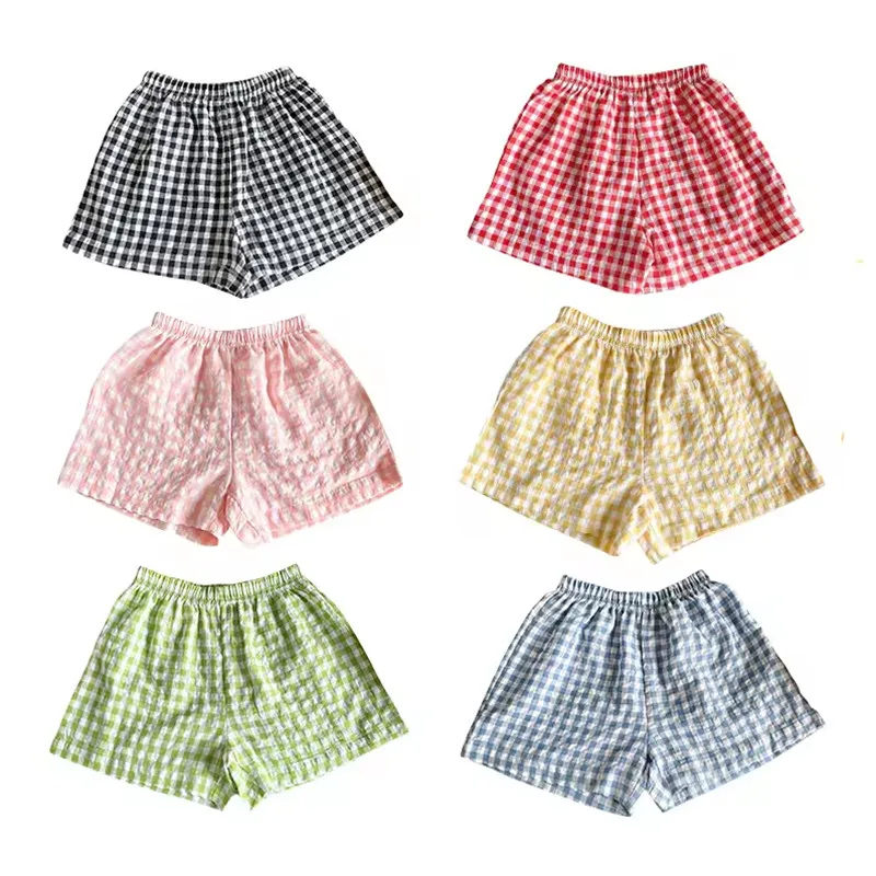 2025 Summer New Toddler Plaid Baby Girls' Summer Shorts Breathable Comfortable Cool Boys Summer Beach Shorts 2-7Y
2025 Summer New Toddler Plaid Baby Girls' Summer Shorts Breathable Comfortable Cool Boys Summer Beach Shorts 2-7Y