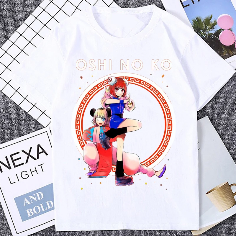 New Women Tshirt Arrival Japan Anime Oshi No Ko Hoshino Graphic T Shirt Summer Casual Cool Loose Streetwear Tops Unisex Clothes
New Women Tshirt Arrival Japan Anime Oshi No Ko Hoshino Graphic T Shirt Summer Casual Cool Loose Streetwear Tops Unisex Clothes