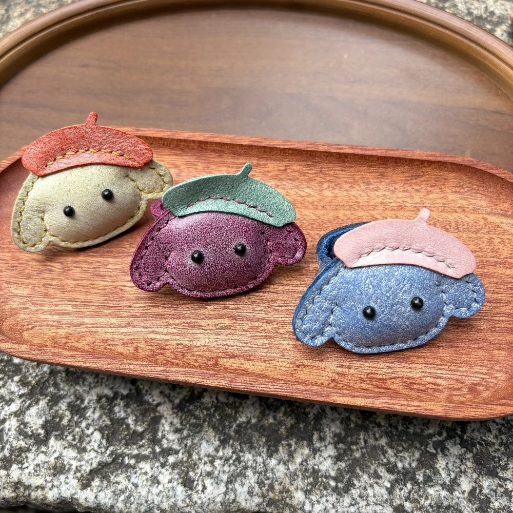 Genuine leather handmade cowhide puppy bag with buckle, bag charm backpack accessory zodiac dog bag charm
Genuine leather handmade cowhide puppy bag with buckle, bag charm backpack accessory zodiac dog bag charm