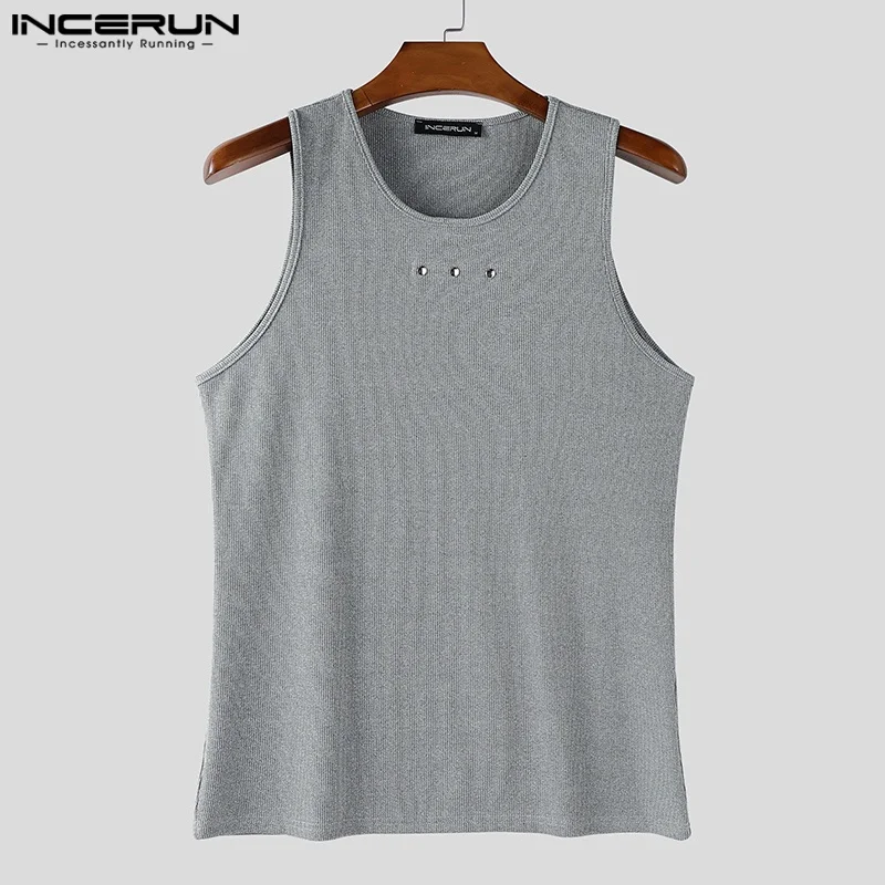 INCERUN Men Tank Tops Knitted O-neck Sleeveless Summer Streetwear Male Vests 2025 Solid Color Fashion Casual Men Clothing S-5XL
INCERUN Men Tank Tops Knitted O-neck Sleeveless Summer Streetwear Male Vests 2025 Solid Color Fashion Casual Men Clothing S-5XL