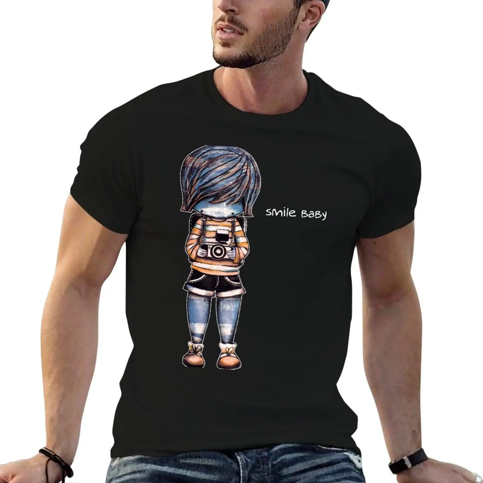 Smile Baby - Retro Tee T-Shirt g man t shirts for men cotton t shirts man 100% man tshirt T-shirt
Smile Baby - Retro Tee T-Shirt g man t shirts for men cotton t shirts man 100% man tshirt T-shirt