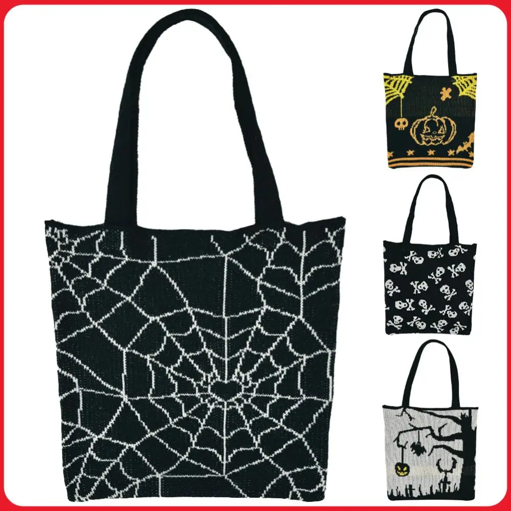 Halloween Crochet Knit Bag Handbag Trendy Large Capacity Underarm Bag Bag Shopping Bag
Halloween Crochet Knit Bag Handbag Trendy Large Capacity Underarm Bag Bag Shopping Bag