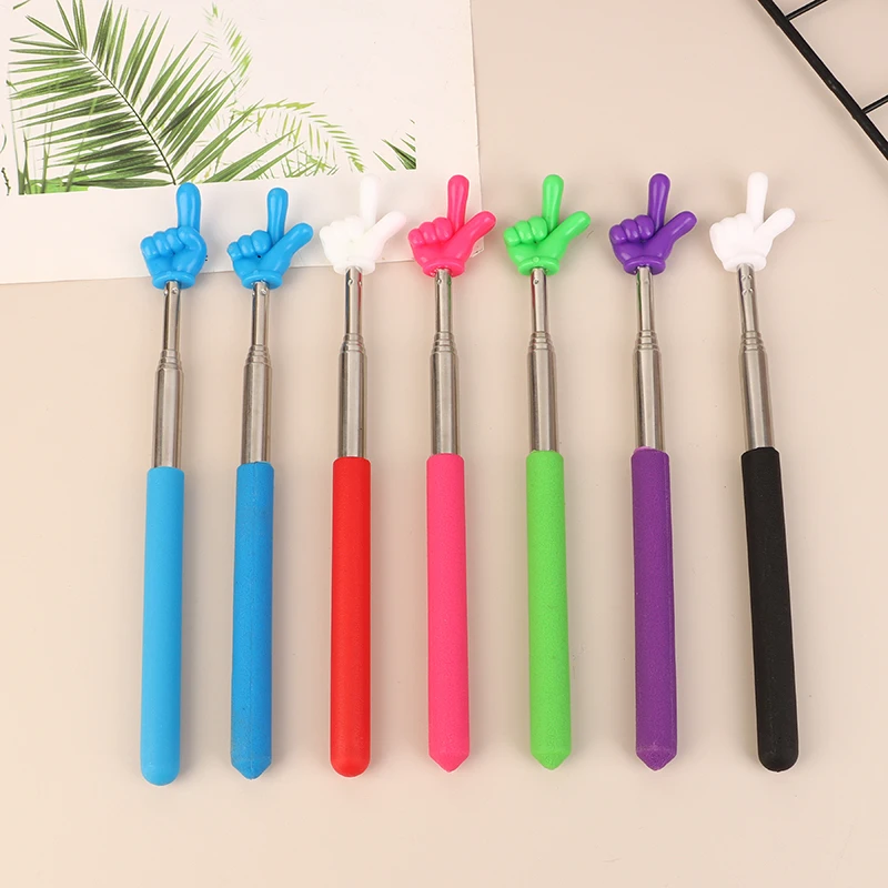 1/2pcs Stainless Steel Teaching Pointer Telescopic Rod Finger Design Teaching Stick Finger Reading Sticks School Office Supplies
1/2pcs Stainless Steel Teaching Pointer Telescopic Rod Finger Design Teaching Stick Finger Reading Sticks School Office Supplies