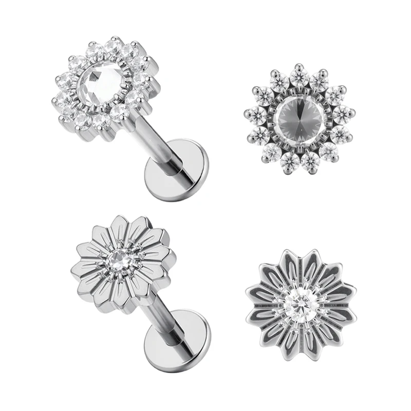 3 Pcs Helix Conch Piercing Jewelry for Women Men 16G ASTM F136 Titanium Cartilage Earring Tragus Flat Back Stud Body Piercings
3 Pcs Helix Conch Piercing Jewelry for Women Men 16G ASTM F136 Titanium Cartilage Earring Tragus Flat Back Stud Body Piercings