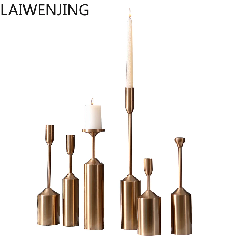 HLZ Nordic style creative metal candle holder ornament modern simple luxury living room table decoration
HLZ Nordic style creative metal candle holder ornament modern simple luxury living room table decoration