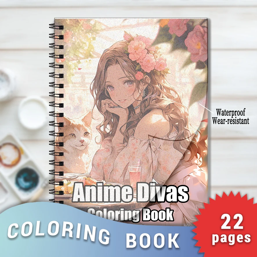 Книжка-раскраска для взрослых Anime Divas — 8,3x11,2 дюйма, 22-страничная книжка-раскраска — помогает снизить стресс и легкость эмоций
Книжка-раскраска для взрослых Anime Divas — 8,3x11,2 дюйма, 22-страничная книжка-раскраска — помогает снизить стресс и легкость эмоций