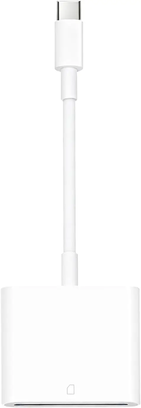 USB C SD Memory Card Reader, Type-C Camera Adapter for iPhone 16/15/iPad/MacBook/Samsung Galaxy Android (White)
USB C SD Memory Card Reader, Type-C Camera Adapter for iPhone 16/15/iPad/MacBook/Samsung Galaxy Android (White)