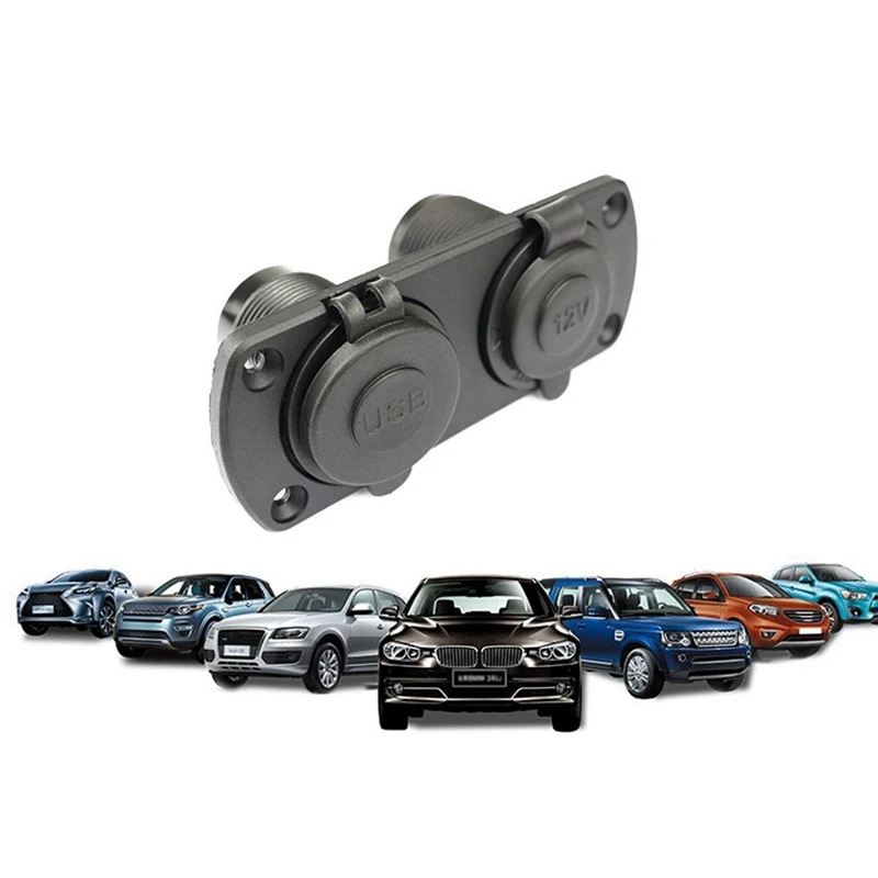 # Вольтметр 13P, двойная розетка USB 12–24 В, вольт-розетка с зеленым светодиодом для автомобиля, лодки, черный 
# Вольтметр 13P, двойная розетка USB 12–24 В, вольт-розетка с зеленым светодиодом для автомобиля, лодки, черный