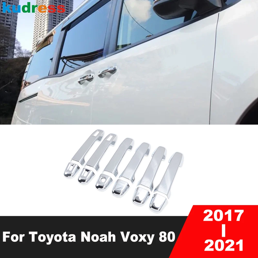 Накладка на дверную ручку для Toyota Noah Voxy 80 2017 2018 2019 2020 2021, хромированная накладка на боковую дверную ручку автомобиля, аксессуары
Накладка на дверную ручку для Toyota Noah Voxy 80 2017 2018 2019 2020 2021, хромированная накладка на боковую дверную ручку автомобиля, аксессуары