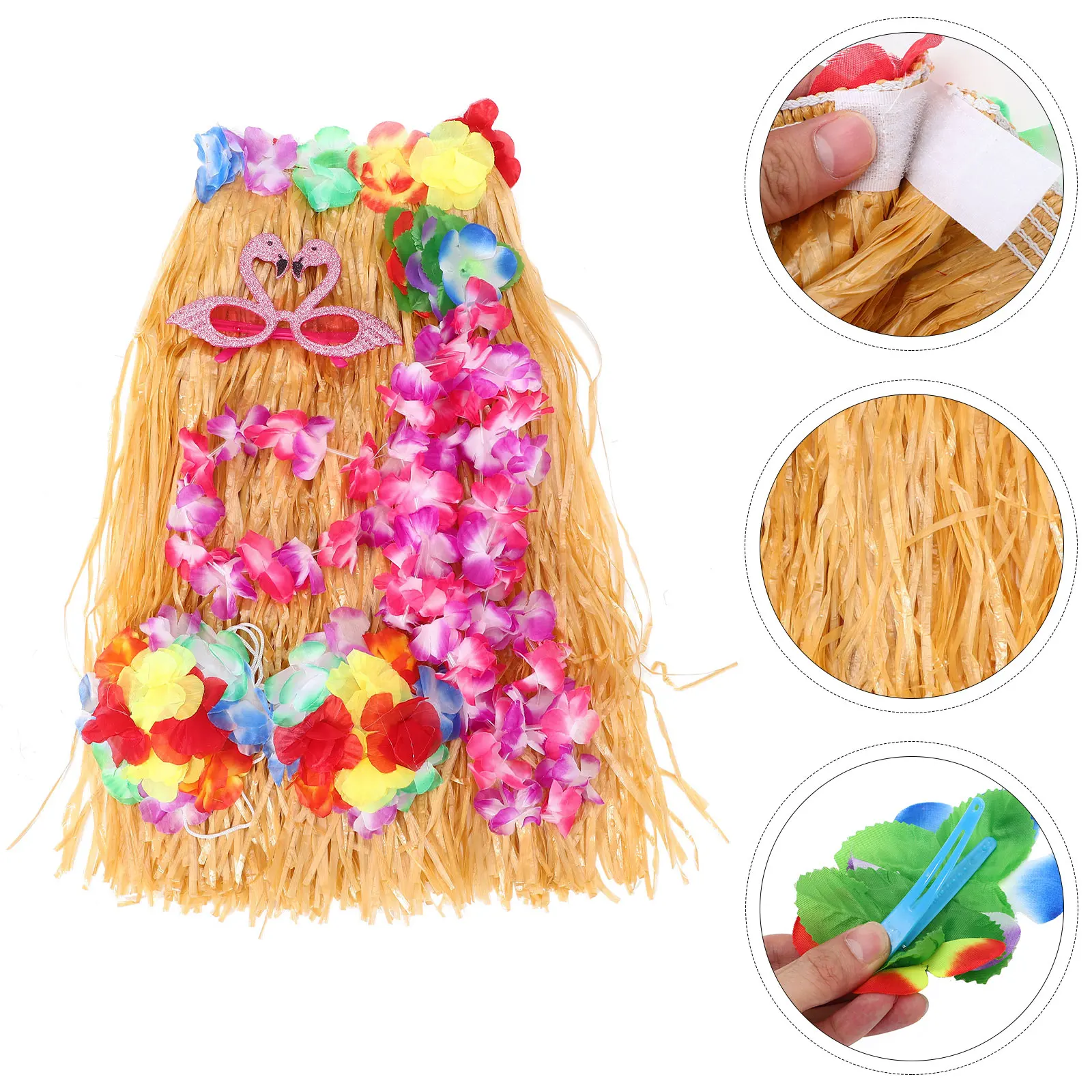 Garland Hair Clip Straw Skirt Hawaii Party Supplies Hawaiian Photo Booth Props Kit Costume Accessory Theme Decorations Favors
Garland Hair Clip Straw Skirt Hawaii Party Supplies Hawaiian Photo Booth Props Kit Costume Accessory Theme Decorations Favors