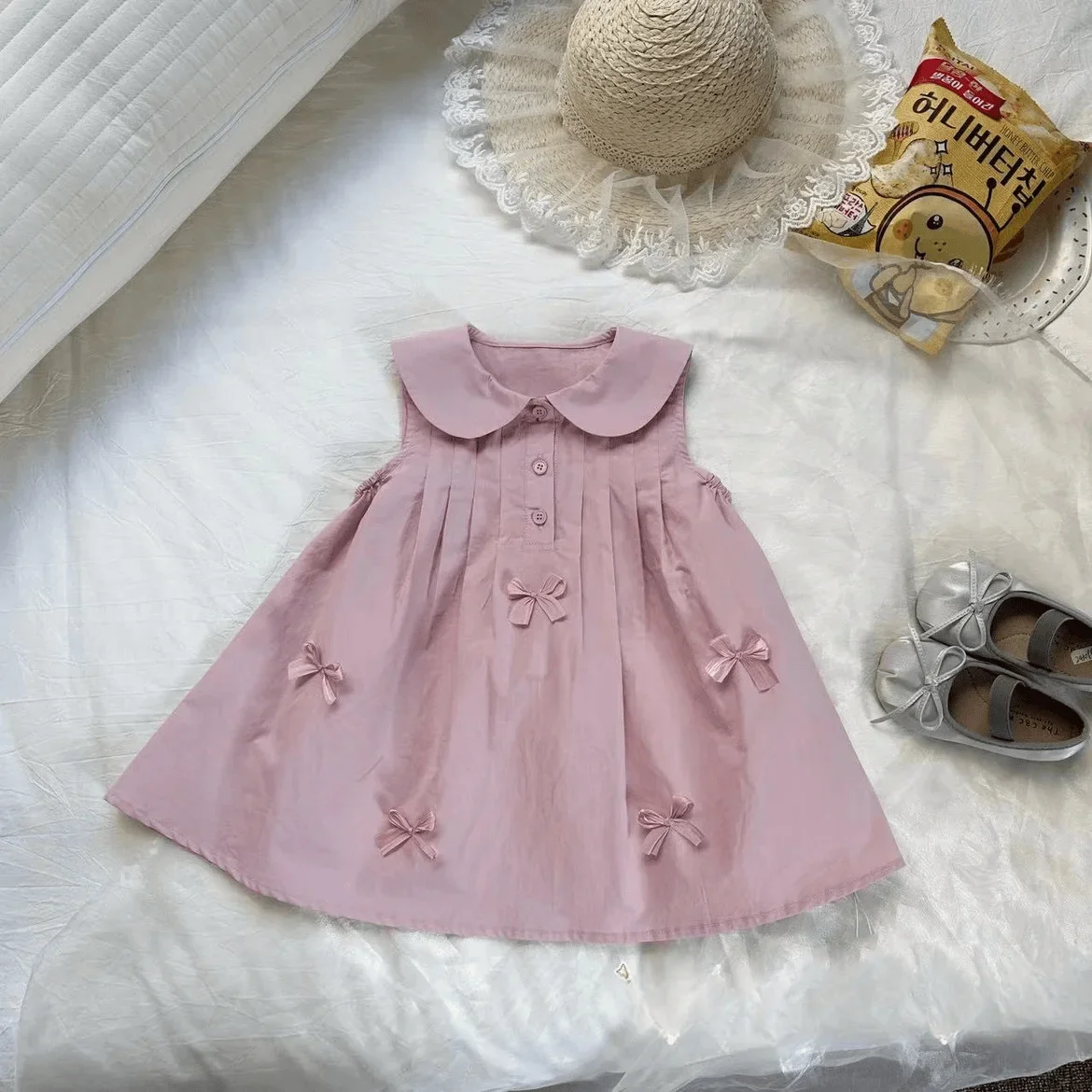 Children Clothes Vestidos Lolita 2025 Korean Baby Girls Summer Dress Cute Bow Flowers Printed Kids Birthday Princess Dresses
Children Clothes Vestidos Lolita 2025 Korean Baby Girls Summer Dress Cute Bow Flowers Printed Kids Birthday Princess Dresses
