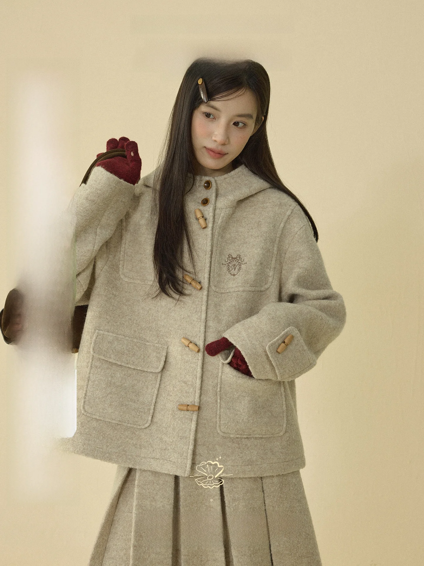 Nov Elist Winter Hat Coat with Fur Collar Button up Skirt Two Piece Set Commute Style Women's Fashion Ensemble High Waist Ski...
Nov Elist Winter Hat Coat with Fur Collar Button up Skirt Two Piece Set Commute Style Women's Fashion Ensemble High Waist Ski...