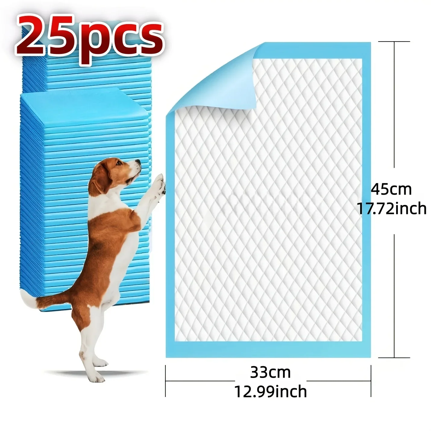 DDHOME 58 X 32 'Dog Pads, Super Absorbent Puppy Pads, 25 Pack Extra Large Disposable Pet Toilet Training Mats, Leakproof Pet Pads, Pet Pads for Cars, Cages, Couches, Alternative to Traditional Diapers, Adult Incontinence Care Pads
DDHOME 58 X 32 'Dog Pads, Super Absorbent Puppy Pads, 25 Pack Extra Large Disposable Pet Toilet Training Mats, Leakproof Pet Pads, Pet Pads for Cars, Cages, Couches, Alternative to Traditional Diapers, Adult Incontinence Care Pads