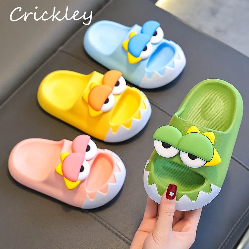 Dinosaur Cartoon Children Slippers Summer EVA Soft Bottom Boys Girls Home Slippers Waterproof Anti Slip Kids Beach Shoes
Dinosaur Cartoon Children Slippers Summer EVA Soft Bottom Boys Girls Home Slippers Waterproof Anti Slip Kids Beach Shoes