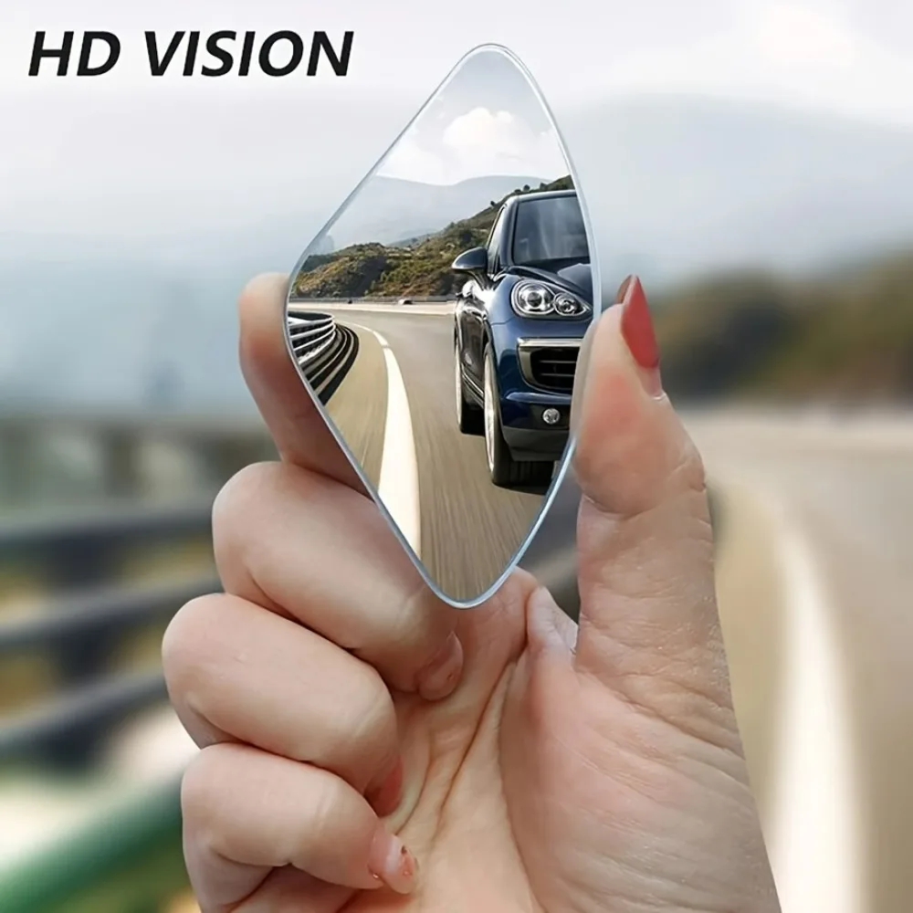 Two Blind Spot Mirrors High-definition Glass Convex Lens Rearview Mirrors with A 360° Adjustable Wide-angle View
Two Blind Spot Mirrors High-definition Glass Convex Lens Rearview Mirrors with A 360° Adjustable Wide-angle View