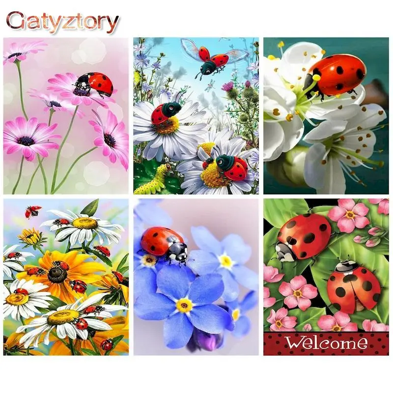 GATYZTORY Acrylic Frame Diy Painting By Numbers Kits For Adults Ladybug Animals Drawing Coloring By Numbers For Home Decor Art
GATYZTORY Acrylic Frame Diy Painting By Numbers Kits For Adults Ladybug Animals Drawing Coloring By Numbers For Home Decor Art