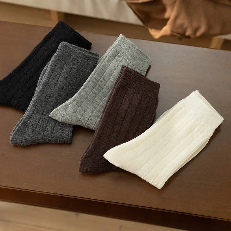 Mens Socks Winter Thick Warmer Middle Tube Socks Men Male Wool Cashmere Thermal Elastic Long Socks Autumn Solid Color Black Gray
Mens Socks Winter Thick Warmer Middle Tube Socks Men Male Wool Cashmere Thermal Elastic Long Socks Autumn Solid Color Black Gray