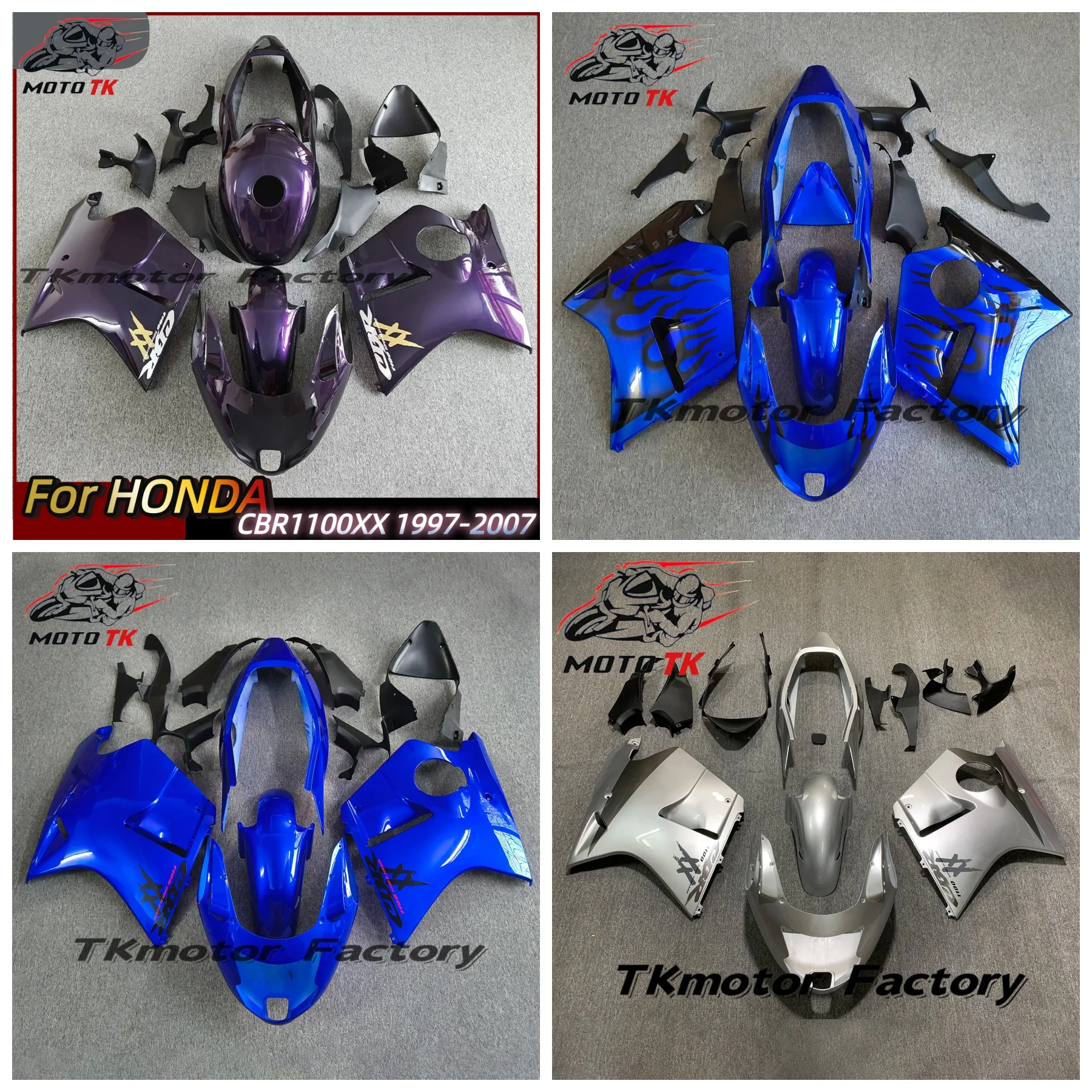 Bodywork Kit For CBR1100XX 1997-2007 CBR1100 97 98 99 00 01 02 03 04 05 06 07 New ABS Plastic Rebuild Motorcycle Bodywork Blue
Bodywork Kit For CBR1100XX 1997-2007 CBR1100 97 98 99 00 01 02 03 04 05 06 07 New ABS Plastic Rebuild Motorcycle Bodywork Blue