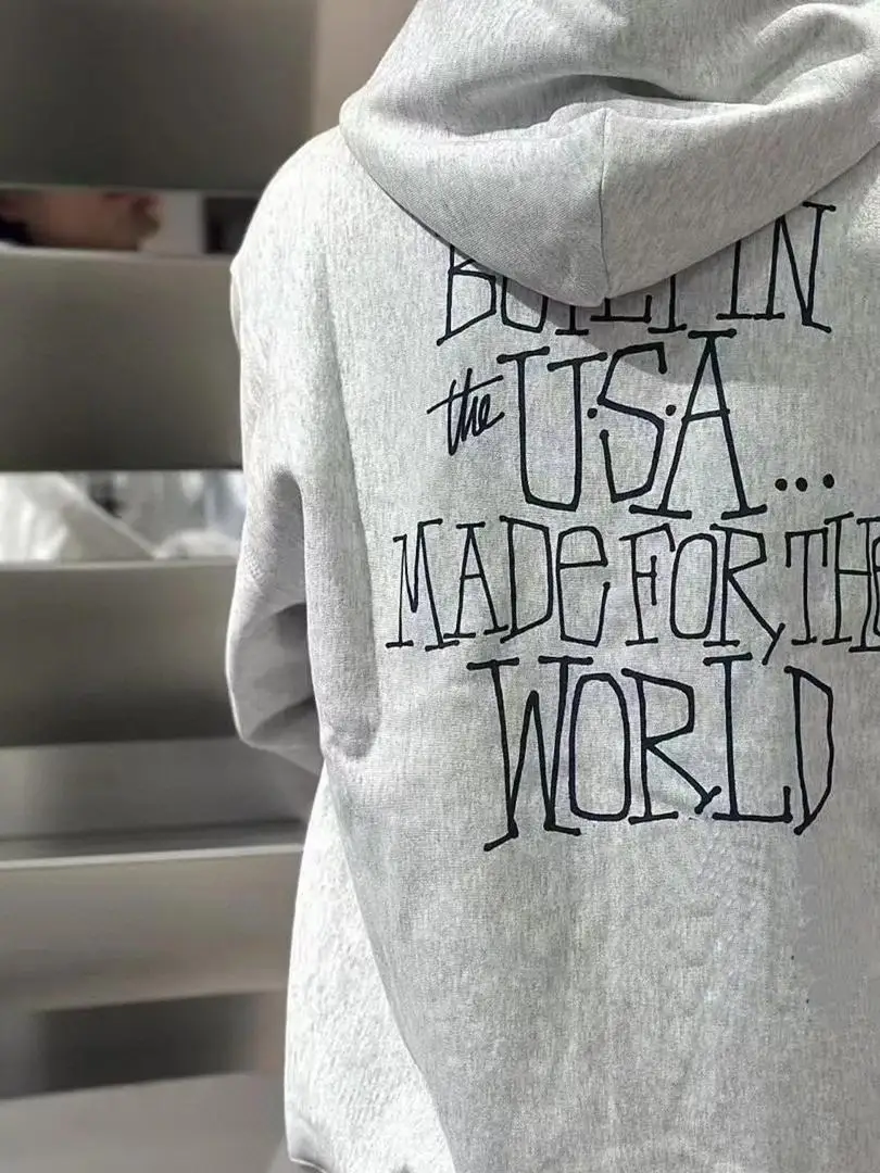 Толстовка с капюшоном FW24 fiti Ba на флисовой подкладке с английским логотипом, повседневная, свободного кроя, для пар, осенне-зимняя
Толстовка с капюшоном FW24 fiti Ba на флисовой подкладке с английским логотипом, повседневная, свободного кроя, для пар, осенне-зимняя