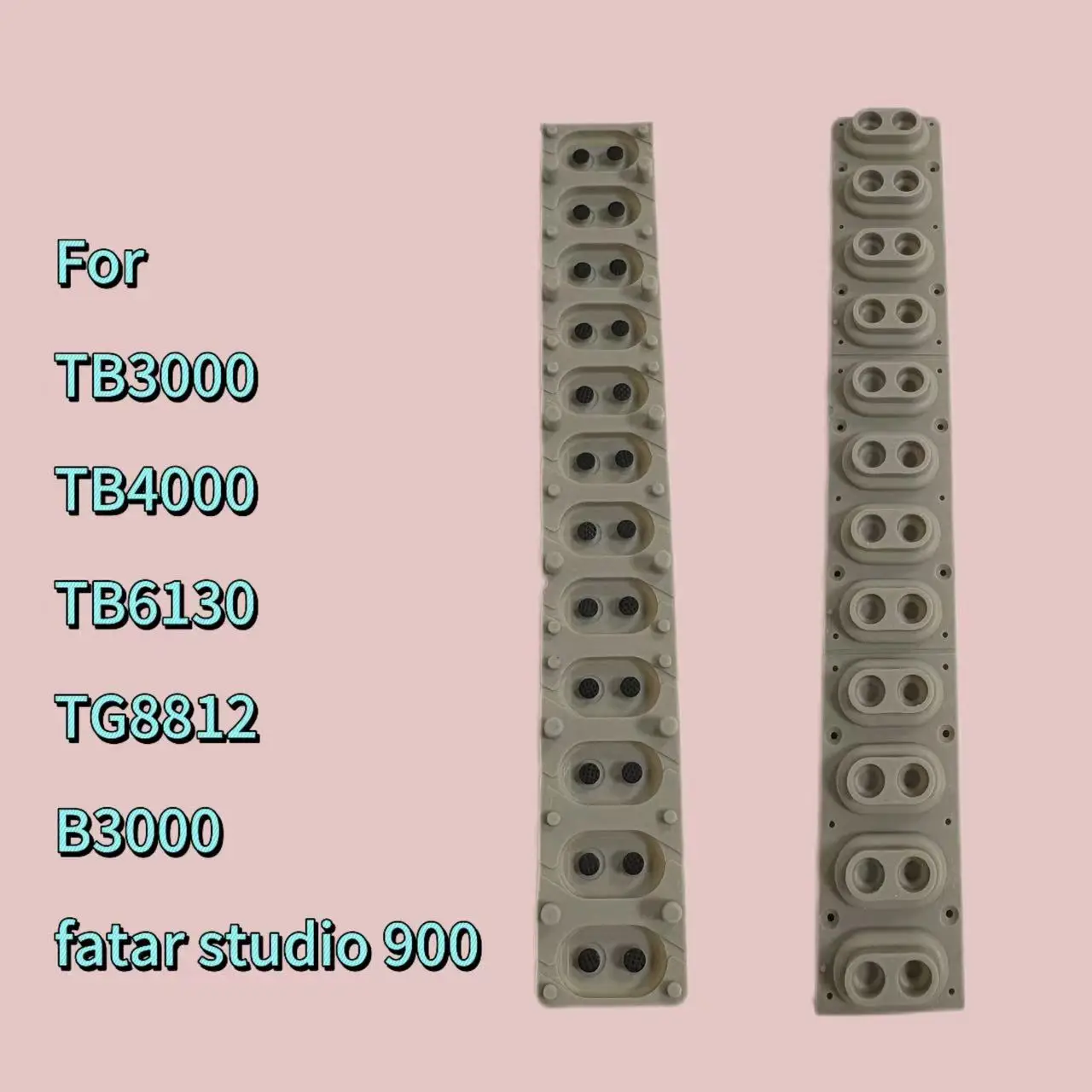 For Ringway TB3000 TB4000 TB6130 TG8812 B3000 / fatar studio 900 Rubber Replacement Repairment (12keys/13keys)
For Ringway TB3000 TB4000 TB6130 TG8812 B3000 / fatar studio 900 Rubber Replacement Repairment (12keys/13keys)