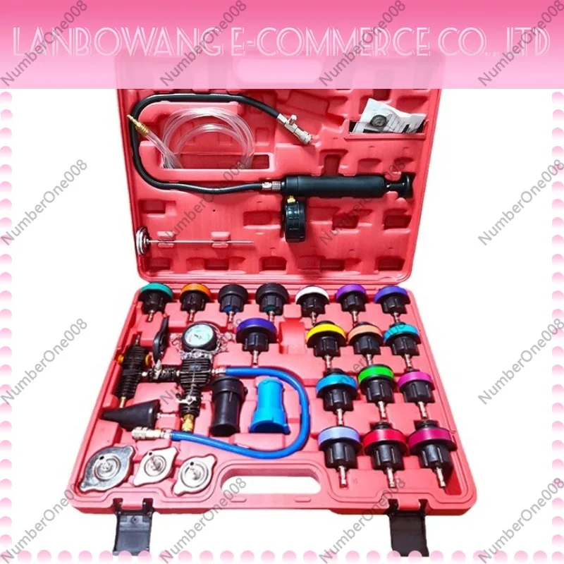 Car Radiator Leak Tester Cooling System Pressure Leak Detector Vacuum Antifreeze Filler Tool
Car Radiator Leak Tester Cooling System Pressure Leak Detector Vacuum Antifreeze Filler Tool