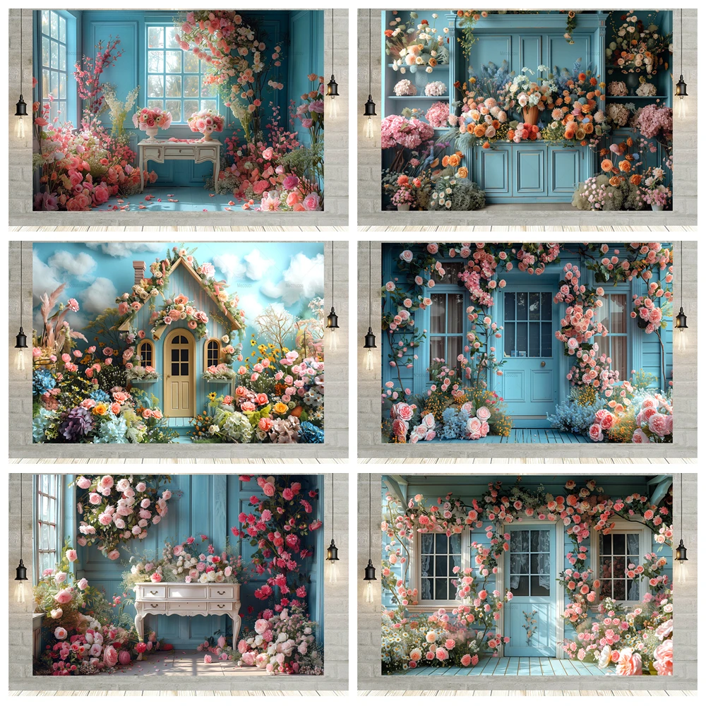 Spring Flower House Backdrop Photography Baby Shower Kids Birthday Wedding Party Portrait Photographic Party Background Supplies
Spring Flower House Backdrop Photography Baby Shower Kids Birthday Wedding Party Portrait Photographic Party Background Supplies