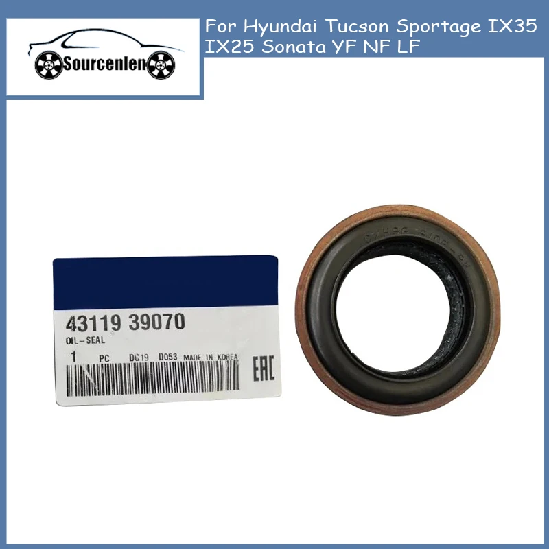For Hyundai Tucson Sportage IX35 IX25 Sonata YF NF LF Half Shaft Oil Seal Drive Shaft Oil Seal 4311939070 43119-39070
For Hyundai Tucson Sportage IX35 IX25 Sonata YF NF LF Half Shaft Oil Seal Drive Shaft Oil Seal 4311939070 43119-39070
