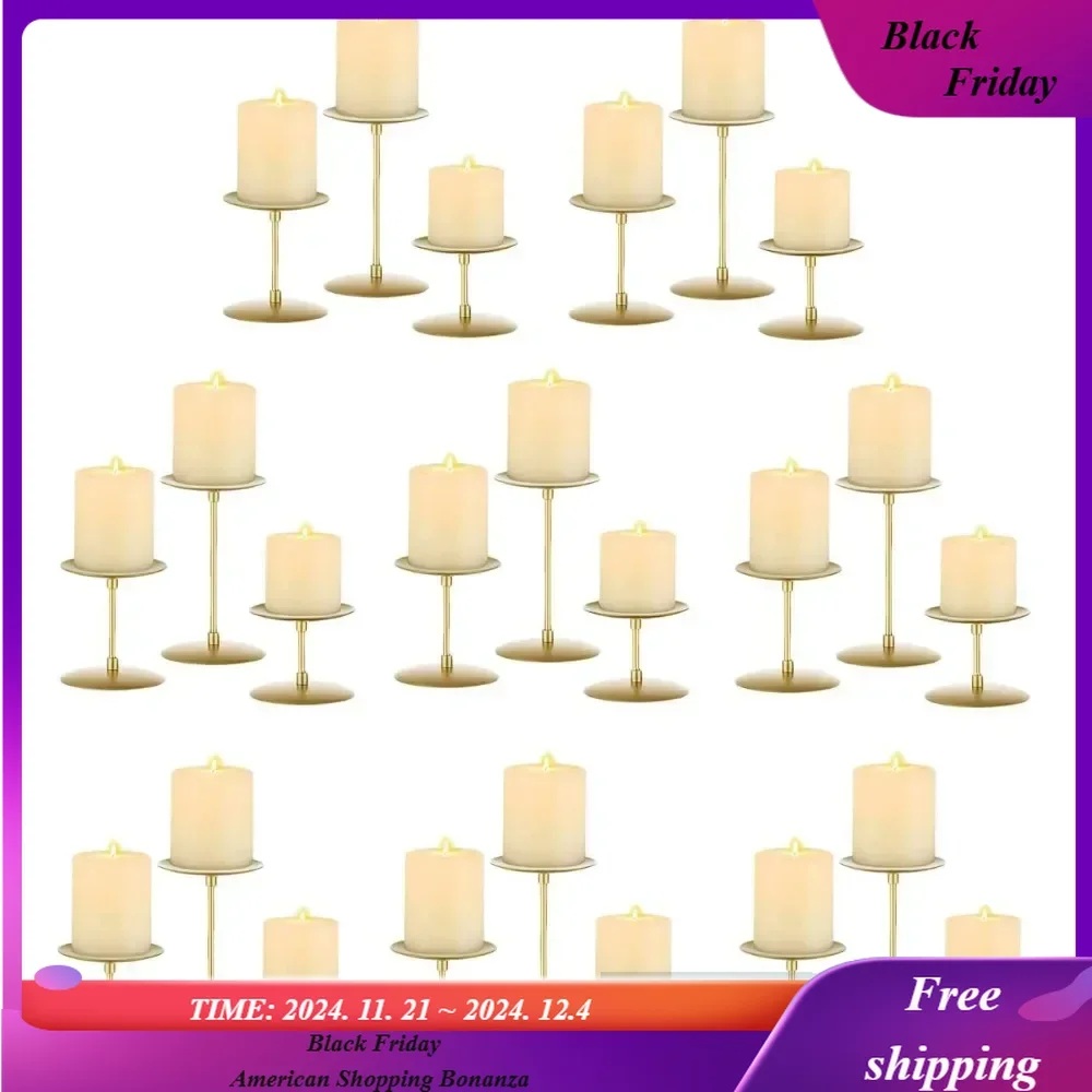 Pillar Candle Holders Candle Plates - Set of 24 Candle Stand Iron Plate Minimalism Modern Home Mantel for Wedding, Party, Gold
Pillar Candle Holders Candle Plates - Set of 24 Candle Stand Iron Plate Minimalism Modern Home Mantel for Wedding, Party, Gold