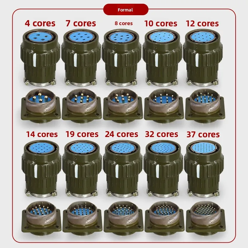 Aviation plug Y2M Y28M-4 8 10 12 pins 14 19 24 32 37 pins, connector, formal wear
Aviation plug Y2M Y28M-4 8 10 12 pins 14 19 24 32 37 pins, connector, formal wear