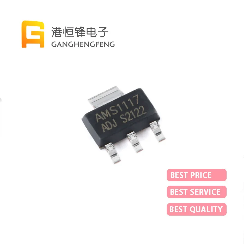 50PCS/lot Original New AMS1117-3.3V AMS1117-ADJ SOT223 AMS1117-1.8 AMS1117-2.5 AMS1117-5.0 LINEAR VOLTAGE REGULAT
50PCS/lot Original New AMS1117-3.3V AMS1117-ADJ SOT223 AMS1117-1.8 AMS1117-2.5 AMS1117-5.0 LINEAR VOLTAGE REGULAT