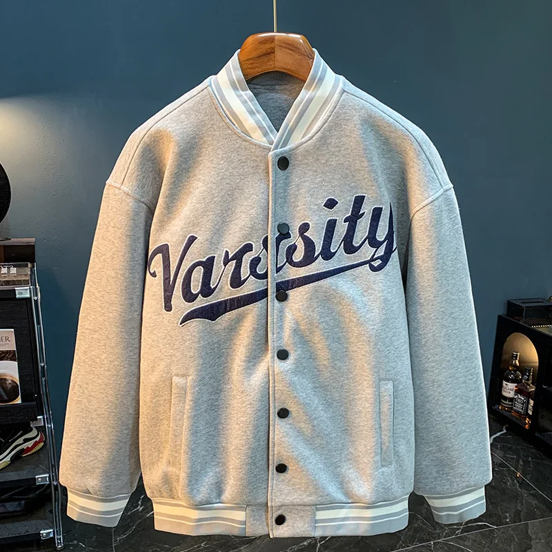 High-end sweater for men Spring Autumn 2024 breasted cardigan stand collar coat jacket trendy loose embroidered baseball uniform
High-end sweater for men Spring Autumn 2024 breasted cardigan stand collar coat jacket trendy loose embroidered baseball uniform