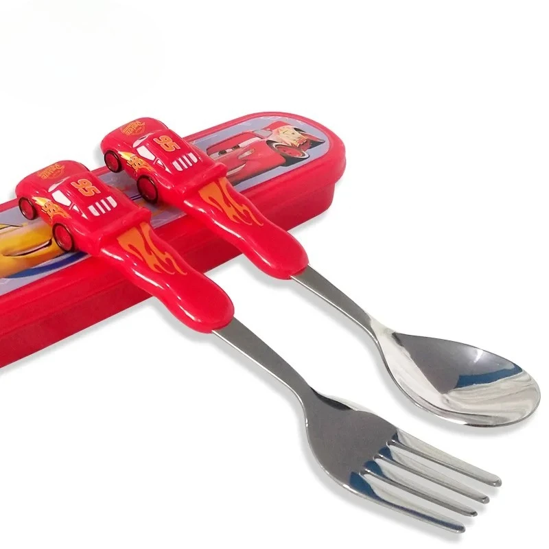 2pcs Anime Cars Lightning McQueen Tableware Set Cartoon Stainless Steel Kawaii Fork Spoon Children Christmas Birthday Gift Toy
2pcs Anime Cars Lightning McQueen Tableware Set Cartoon Stainless Steel Kawaii Fork Spoon Children Christmas Birthday Gift Toy