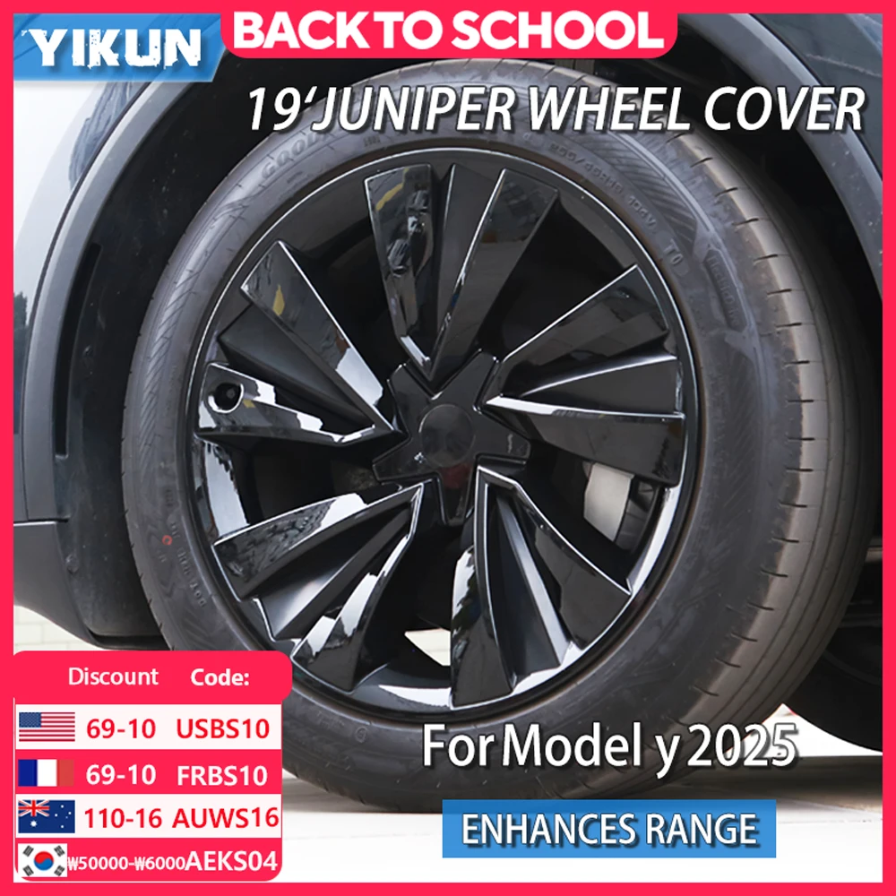 4PCS Hub Caps for Tesla Model Y Juniper 2025 19 Inch Wheel Cover Performance Replacement Automobile Full Rim Hubcaps Accessories
4PCS Hub Caps for Tesla Model Y Juniper 2025 19 Inch Wheel Cover Performance Replacement Automobile Full Rim Hubcaps Accessories