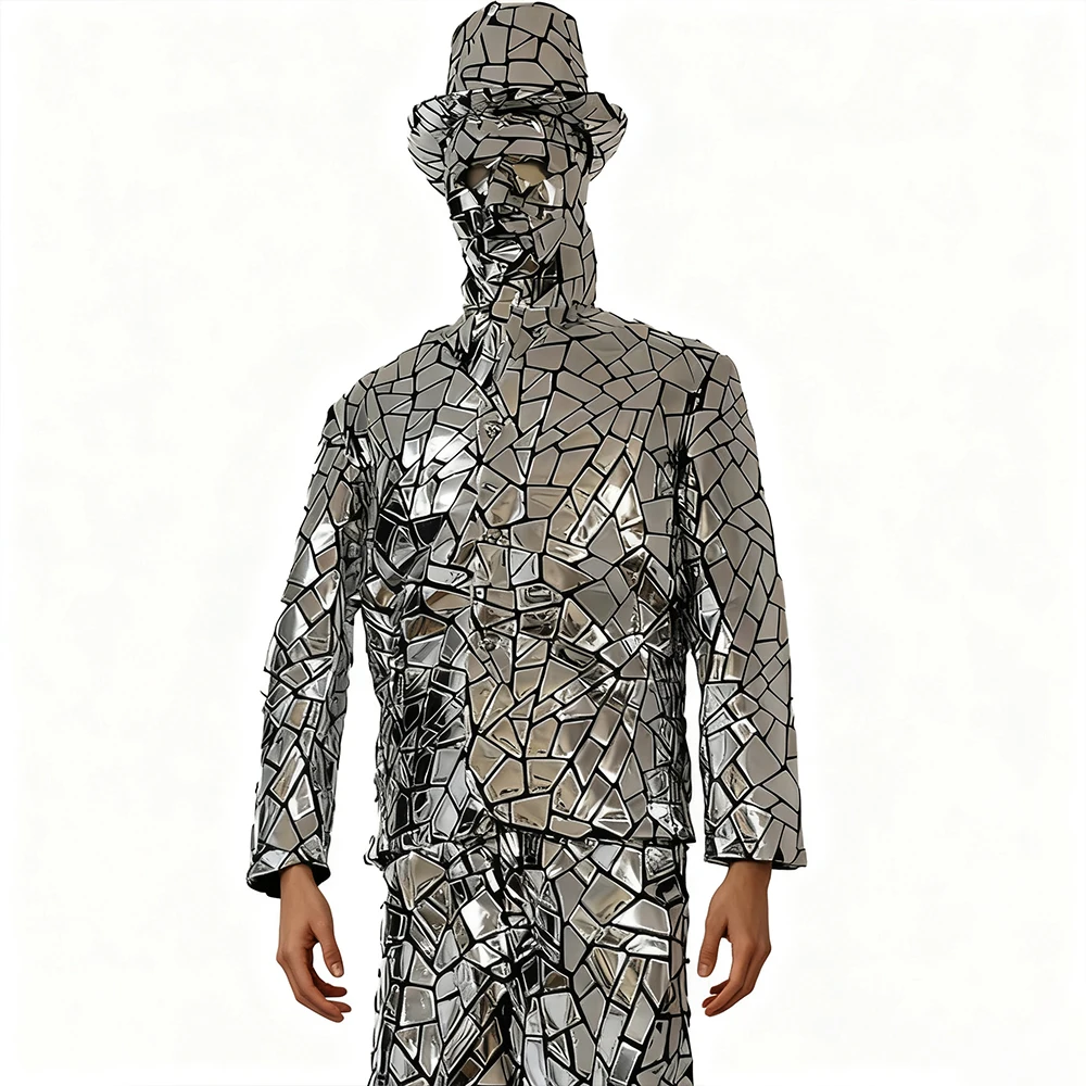 Silver Mirror-effect Stilt Walker Robot Suit Costume for Stage Performance DJ Dance Kryoman Giant Purple Gol
Silver Mirror-effect Stilt Walker Robot Suit Costume for Stage Performance DJ Dance Kryoman Giant Purple Gol