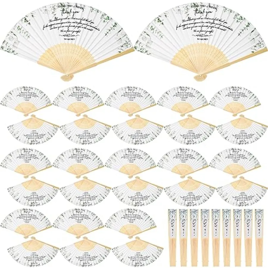 60 Pcs Folding Hand Fans Bulk for Guests Silk Bamboo Folded Handheld Fans Decorative for Bridal Shower Favors Wedding Party Sup
60 Pcs Folding Hand Fans Bulk for Guests Silk Bamboo Folded Handheld Fans Decorative for Bridal Shower Favors Wedding Party Sup