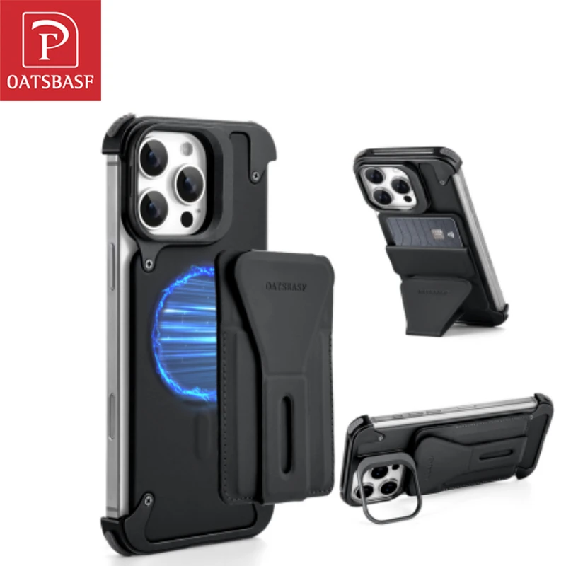 Oatsbasf for iPhone 16 Pro/16 Pro Max Phone Case with Stand Magnetic Wallet Card Holder Wireless Charging Bumper Protective Case
Oatsbasf for iPhone 16 Pro/16 Pro Max Phone Case with Stand Magnetic Wallet Card Holder Wireless Charging Bumper Protective Case
