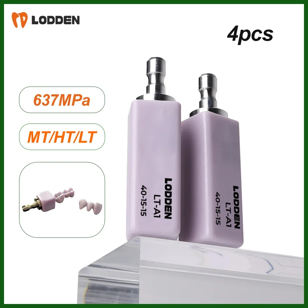 4pcs Dental B40 Lithium Disilicate Glass Ceramic Blocks For CAD CAM Cerec Milling System High Strength Dental Materials
4pcs Dental B40 Lithium Disilicate Glass Ceramic Blocks For CAD CAM Cerec Milling System High Strength Dental Materials
