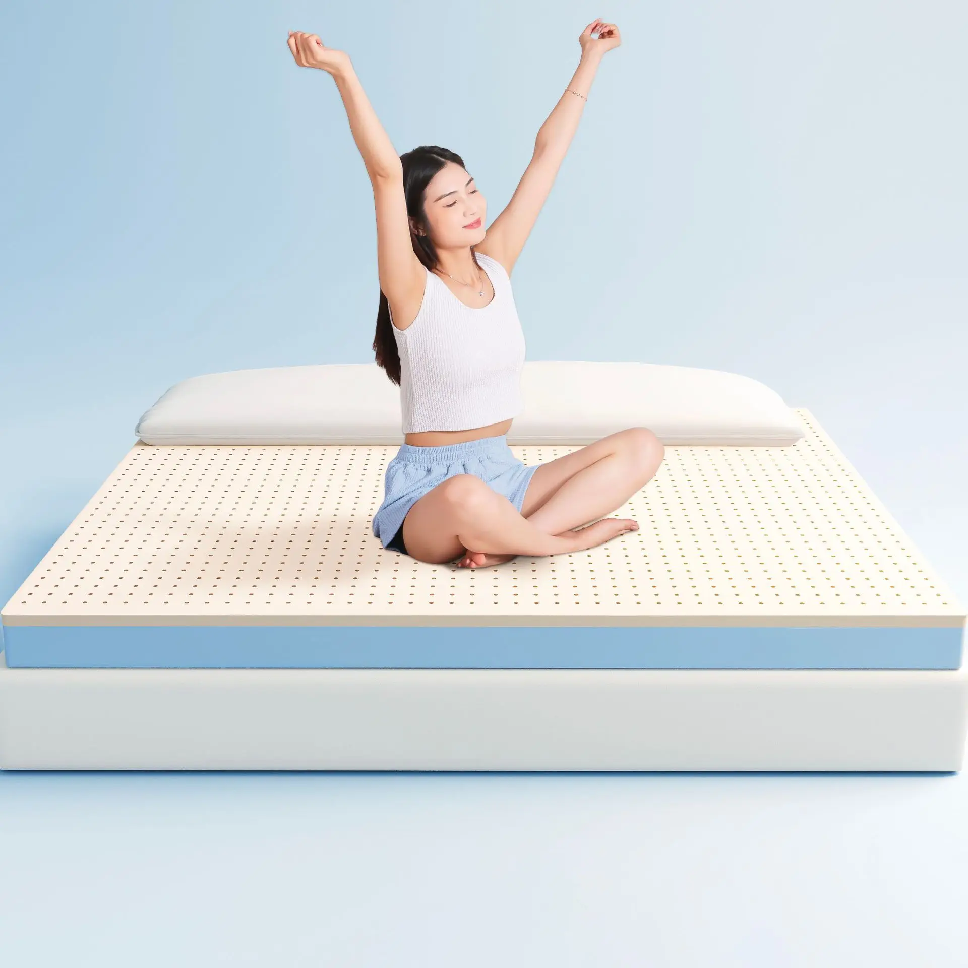 Knitted Latex Memory Cotton Soft Mattress Thickened Anti-collapse Slow Rebound Gel Mattress Student Dormitory 9 Cm Thick.
Knitted Latex Memory Cotton Soft Mattress Thickened Anti-collapse Slow Rebound Gel Mattress Student Dormitory 9 Cm Thick.
