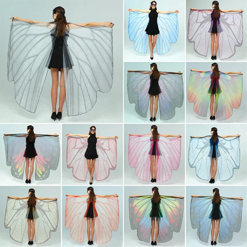 Butterfly Wings Belly Dance Props Adult Mesh Butterfly Cape Halloween Costumes Cosplay Party Carnival Decor Prop
Butterfly Wings Belly Dance Props Adult Mesh Butterfly Cape Halloween Costumes Cosplay Party Carnival Decor Prop