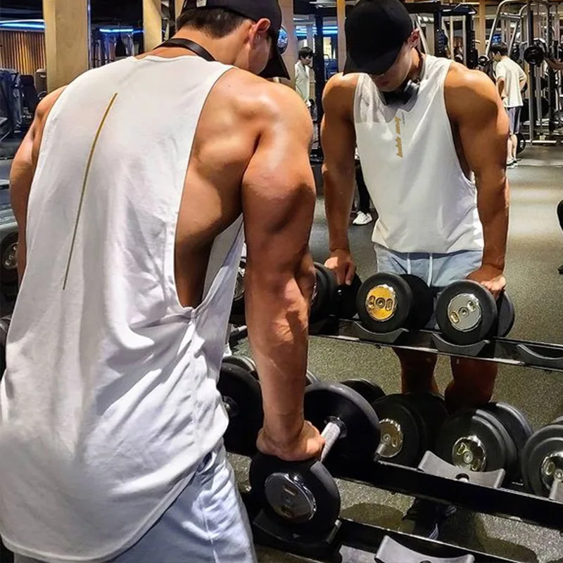 Summer New Sleeveless Top Men Muscle Tshirt Sporting Gym Clothing Mens Sports Fitness White Tank Tops Man Debardeur Hommes
Summer New Sleeveless Top Men Muscle Tshirt Sporting Gym Clothing Mens Sports Fitness White Tank Tops Man Debardeur Hommes