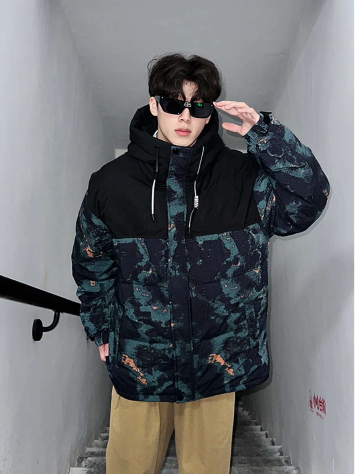 Thiened Camouflage Hooded down Jaet Men's Winter Youth Outerwear Northeast Big Flower Haome Warmth-Preserving Trendy
Thiened Camouflage Hooded down Jaet Men's Winter Youth Outerwear Northeast Big Flower Haome Warmth-Preserving Trendy