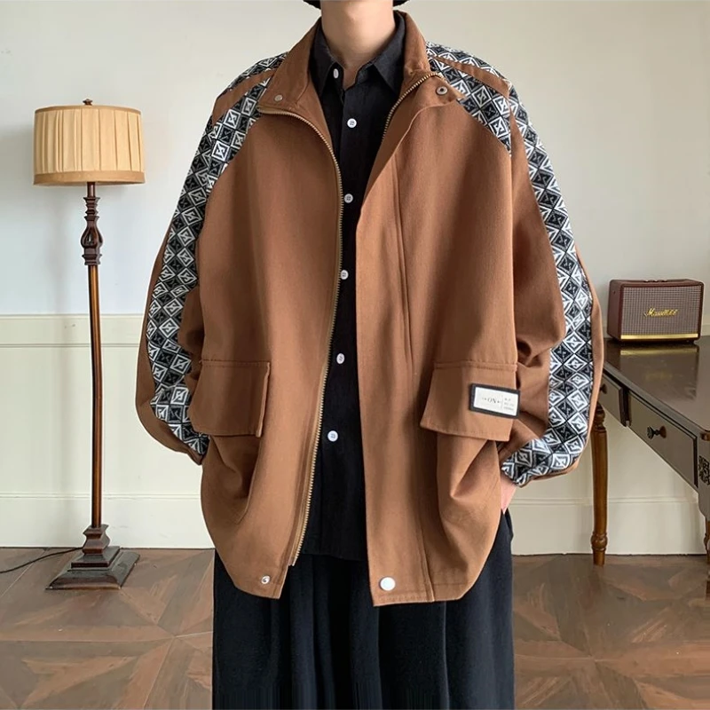 Men's Spring And Autumn Workwear Comfortable Plus Size Simple Plus Size Jacket Pattern Splicing Trendy Brand Loose Casual Jacket
Men's Spring And Autumn Workwear Comfortable Plus Size Simple Plus Size Jacket Pattern Splicing Trendy Brand Loose Casual Jacket