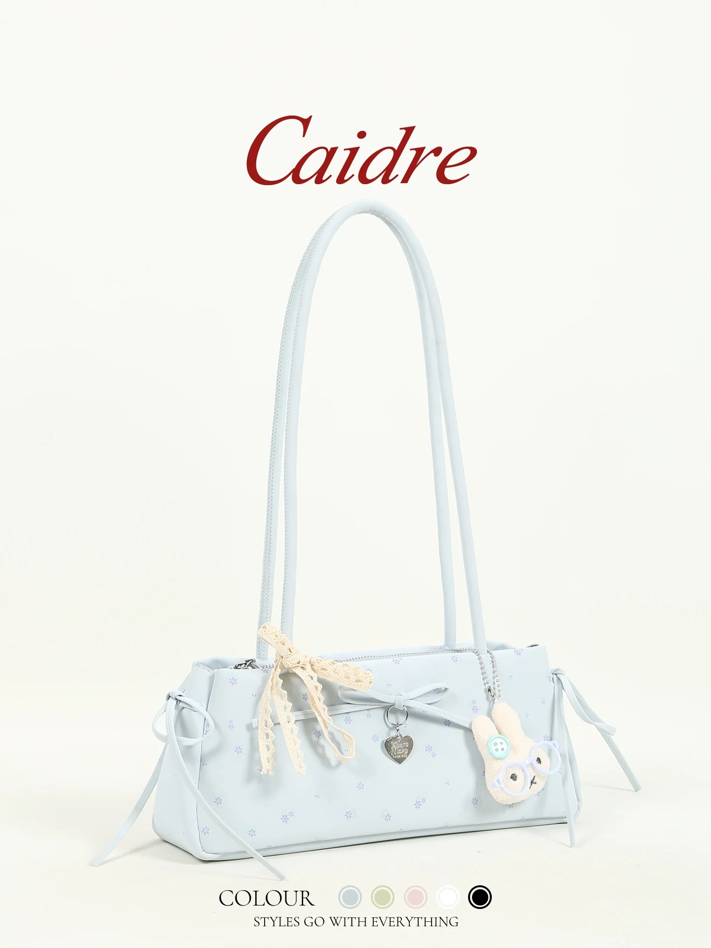Caidre Spring Summer Cute Handbag French Bread Shape Commuter Women's Gift Underarm Flower Print Soft Shoulder Bag
Caidre Spring Summer Cute Handbag French Bread Shape Commuter Women's Gift Underarm Flower Print Soft Shoulder Bag