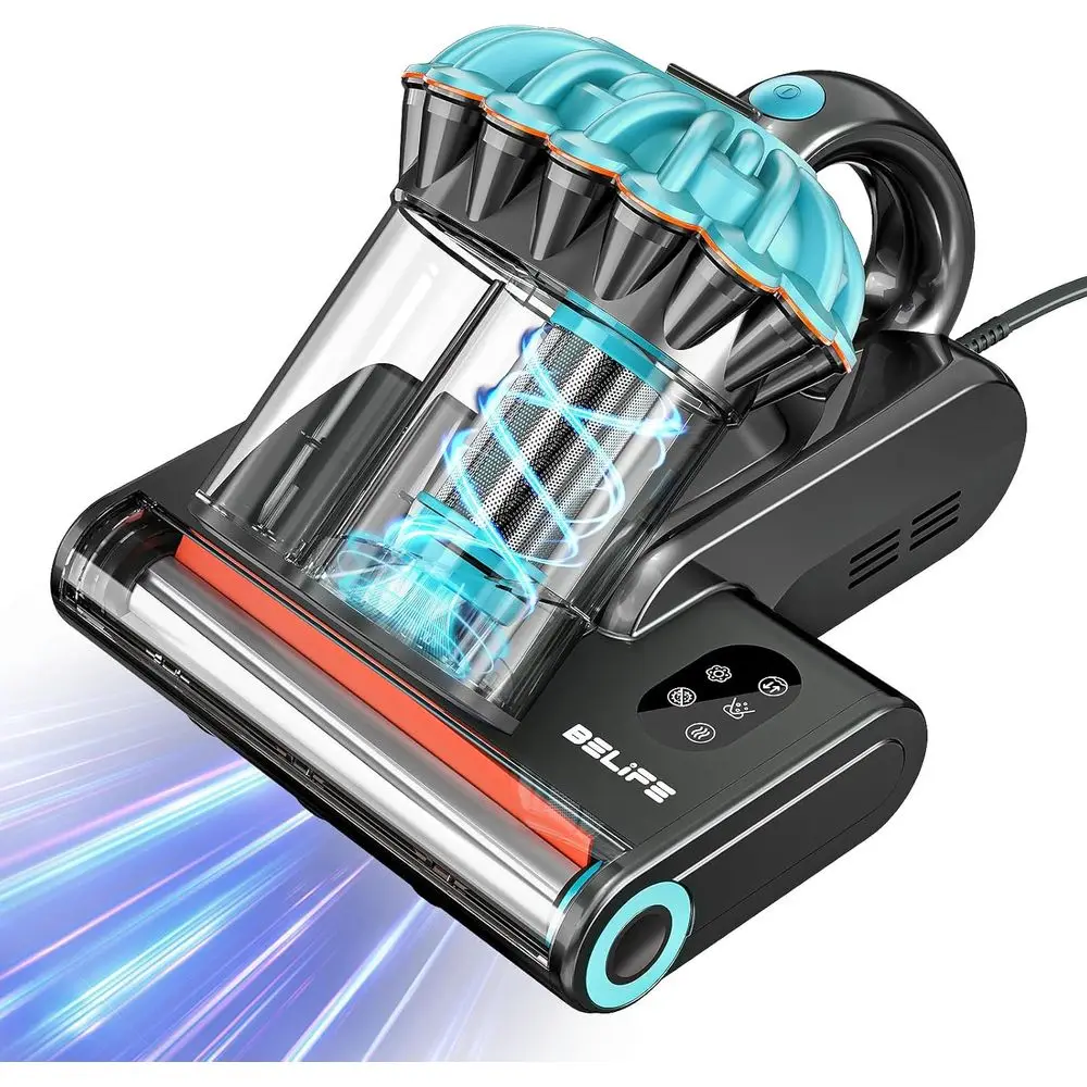 Powerful 550W Bed Vacuum Cleaner with UV, Hot Air, and High Heating for Allergen Removal, Corded (Blue)
Powerful 550W Bed Vacuum Cleaner with UV, Hot Air, and High Heating for Allergen Removal, Corded (Blue)