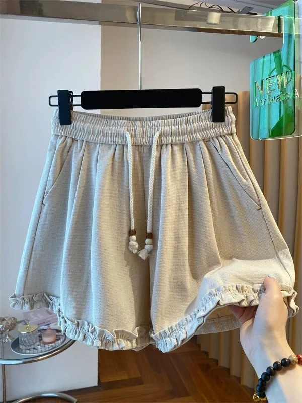plus Size Casual Sports Shorts Women Summer Sweet Wood Grain Wide Leg Pants High Waist Breathable Comfortable Fashionable
plus Size Casual Sports Shorts Women Summer Sweet Wood Grain Wide Leg Pants High Waist Breathable Comfortable Fashionable