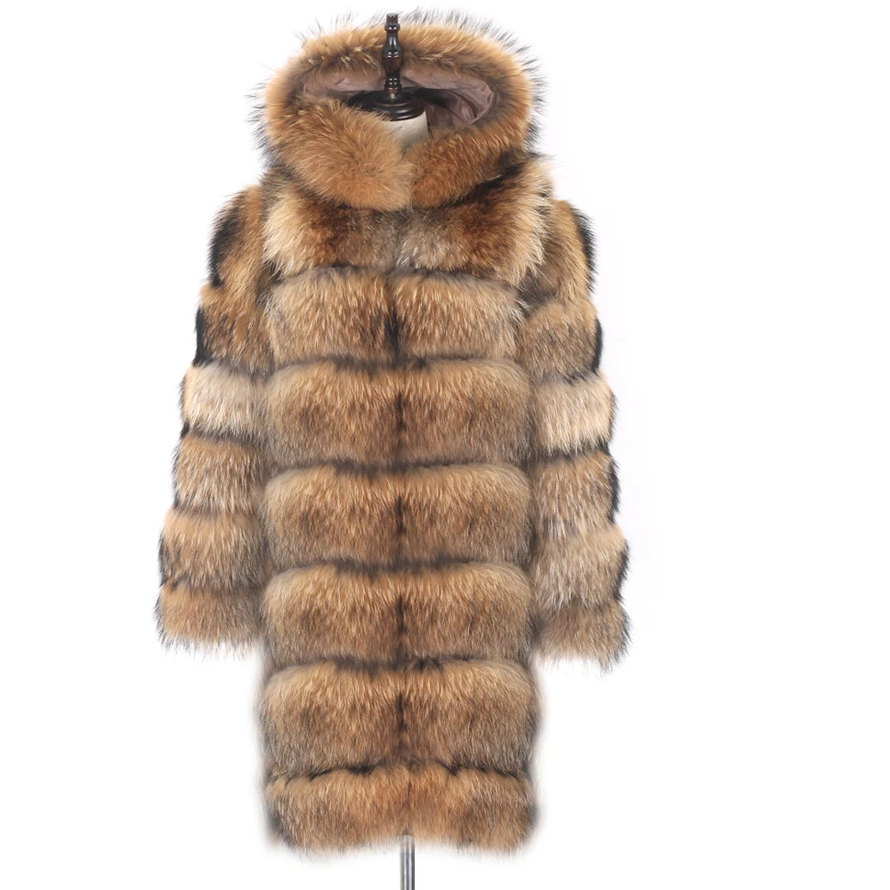 FURYOUME Winter Women Real Raccoon Fur Coat Long Natural Fur Jacket Warm Thicken Full Sleeve Ladies Fashion Outerwear Streetwear
FURYOUME Winter Women Real Raccoon Fur Coat Long Natural Fur Jacket Warm Thicken Full Sleeve Ladies Fashion Outerwear Streetwear