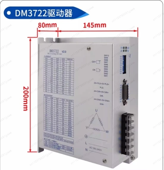 DM3722 3-фазный драйвер двигателя переменного тока 110-240 В 7A подходит для 110/130 Nema42 Nema52 шаговый двигатель для контроллера гравера с ЧПУ
DM3722 3-фазный драйвер двигателя переменного тока 110-240 В 7A подходит для 110/130 Nema42 Nema52 шаговый двигатель для контроллера гравера с ЧПУ