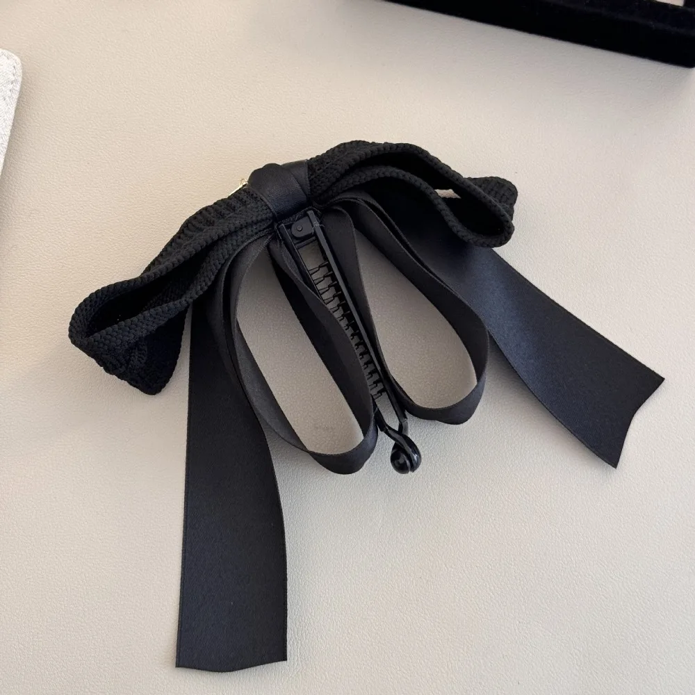 Non-Slip Knitted Bow Banana Clip Large Size Fabric Bowknot Ribbon Hair Clip Hair Accessories High Ponytail Vertical Clip Female
Non-Slip Knitted Bow Banana Clip Large Size Fabric Bowknot Ribbon Hair Clip Hair Accessories High Ponytail Vertical Clip Female