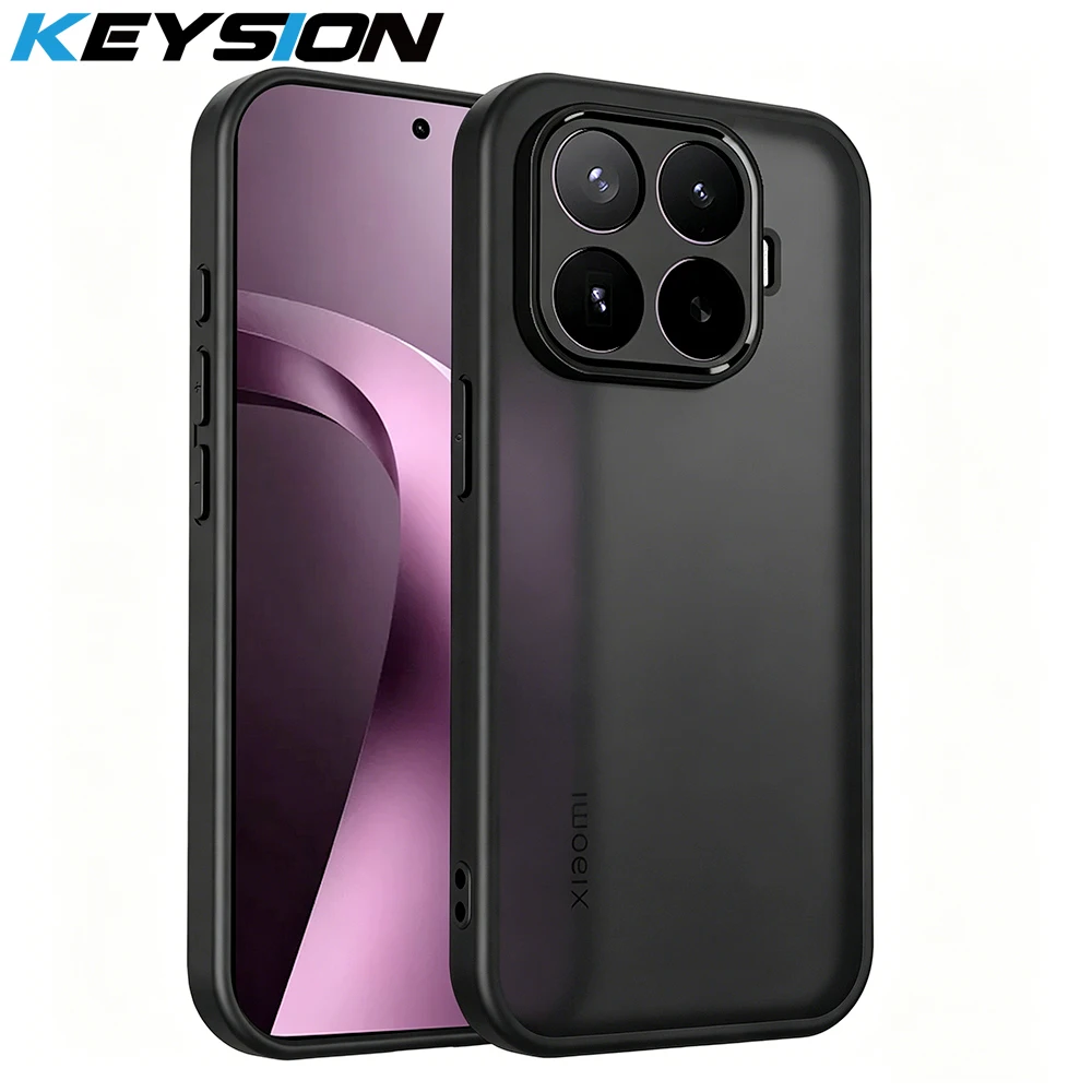 KEYSION Matte Translucent Black Phone Case for Xiaomi 17T 17T Pro Soft Silicone+PC Shockproof Back Cover for Xiaomi 17T Pro 5G
KEYSION Matte Translucent Black Phone Case for Xiaomi 17T 17T Pro Soft Silicone+PC Shockproof Back Cover for Xiaomi 17T Pro 5G